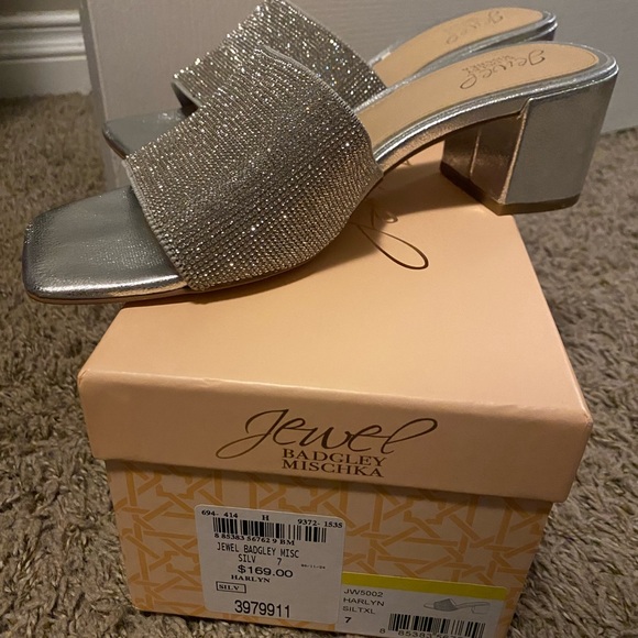 Block Heeled Miles with Crystal Vamp - Picture 4 of 5